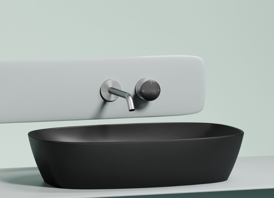 Раковина Ceramicanova CN6049MB накладная овальная 60, санфарфор