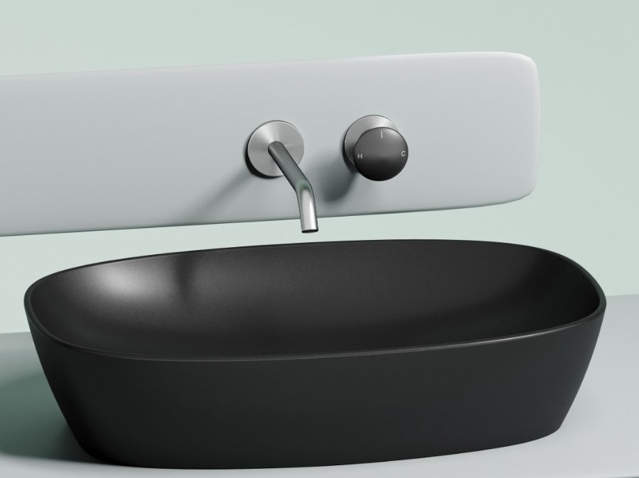 Раковина Ceramicanova CN6049MB накладная овальная 60, санфарфор купить,344668