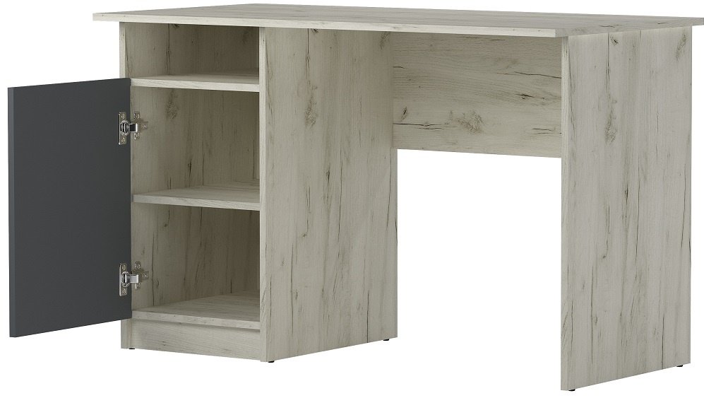 Стол письменный DOMA PKS-12, 120х60x75 см, светло серый, темно-серый купить,NaN