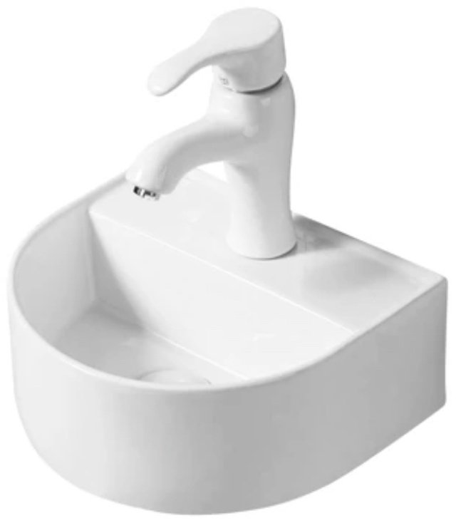 Раковина GID-ceramic N9136 подвесная полукруглая 31, керамика купить,NaN