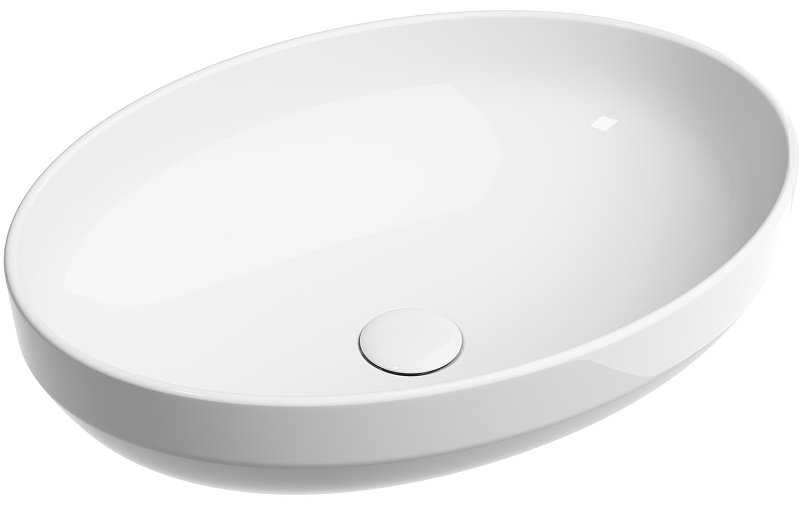 Раковина Ceramicanova CN6056 накладная овальная 36.3, фарфор