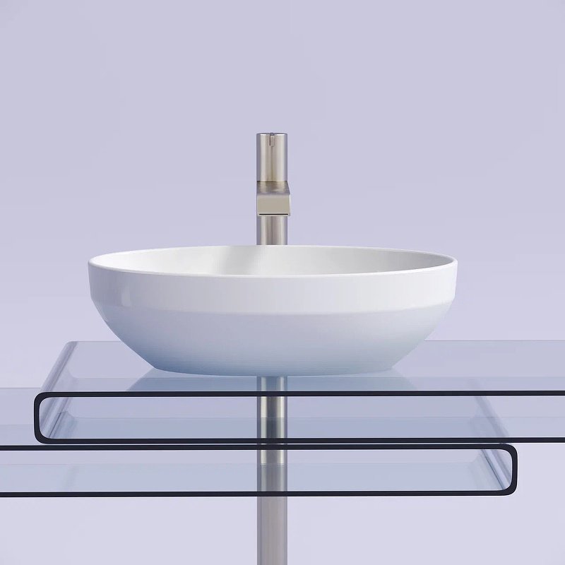 Раковина Ceramicanova CN6056 накладная овальная 36.3, фарфор