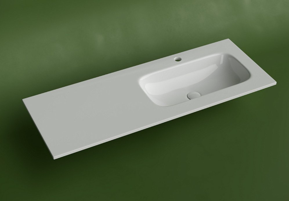 Раковина Ceramicanova CN7021 врезная прямоугольная 121, санфарфор купить,640800