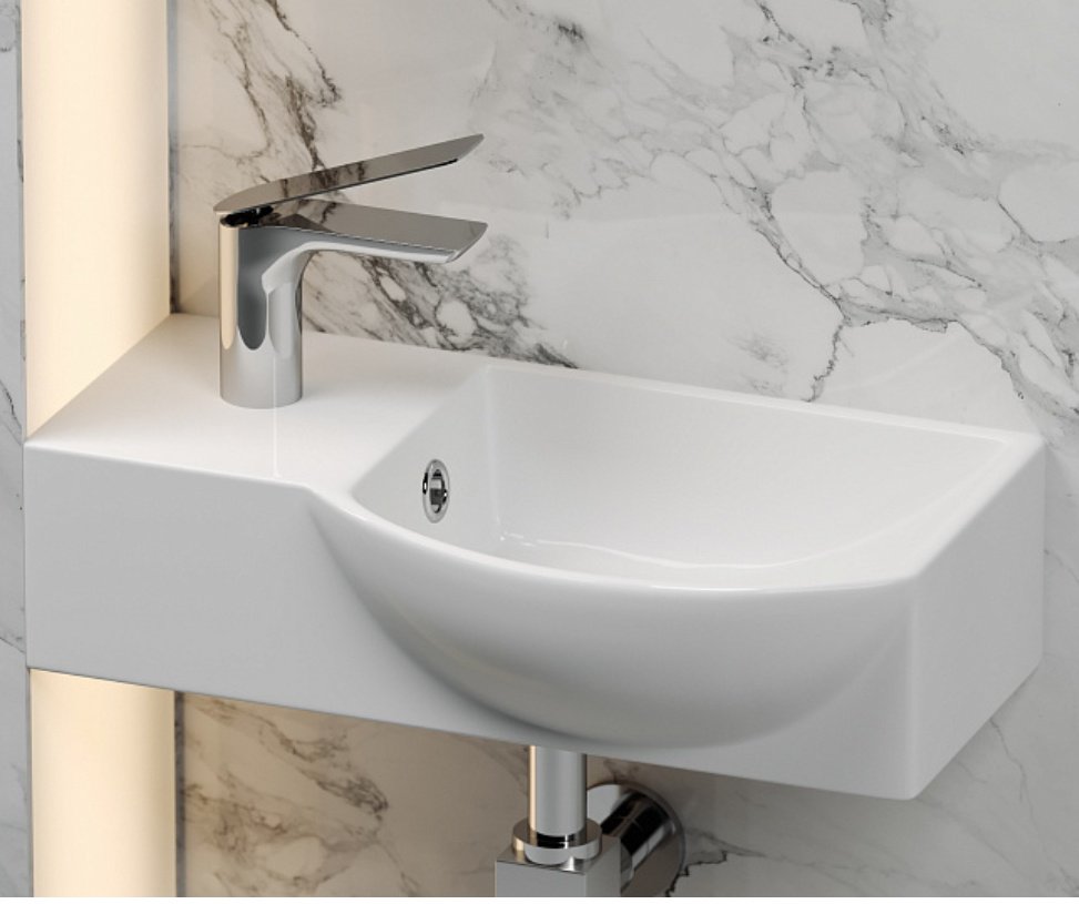 Раковина Ceramicanova CN6039R подвесная прямоугольная 40, санфарфор