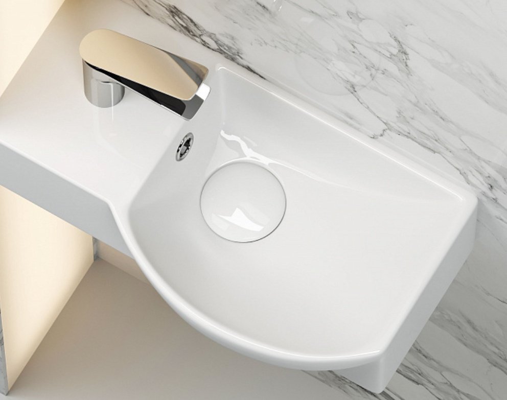 Раковина Ceramicanova CN6039R подвесная прямоугольная 40, санфарфор