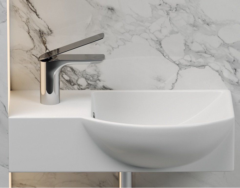 Раковина Ceramicanova CN6039R подвесная прямоугольная 40, санфарфор