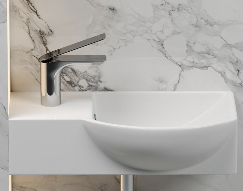 Раковина Ceramicanova CN6039R подвесная прямоугольная 40, санфарфор купить,120900