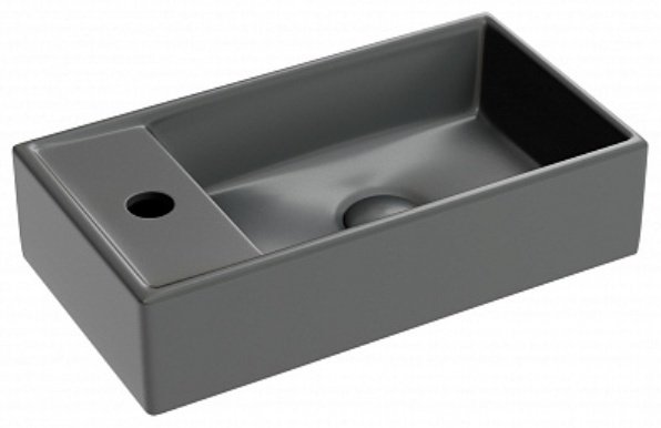 Раковина Ceramicanova CN6051RMDH подвесная прямоугольная 41, санфарфор