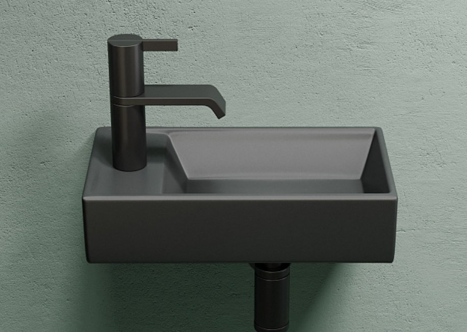 Раковина Ceramicanova CN6051RMDH подвесная прямоугольная 41, санфарфор купить,235100