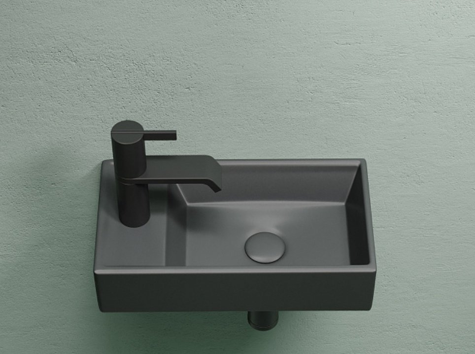 Раковина Ceramicanova CN6051RMDH подвесная прямоугольная 41, санфарфор