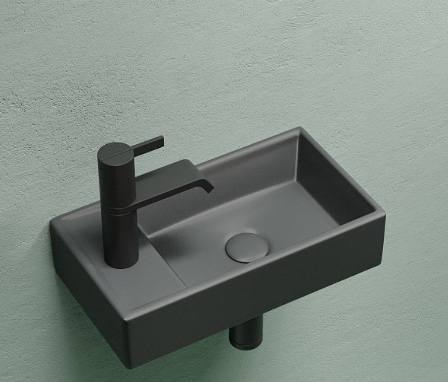 Раковина Ceramicanova CN6051RMDH подвесная прямоугольная 41, санфарфор купить,235100