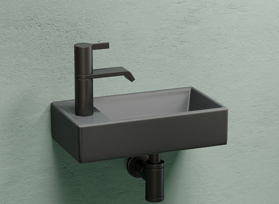 Раковина Ceramicanova CN6051RMDH подвесная прямоугольная 41, санфарфор