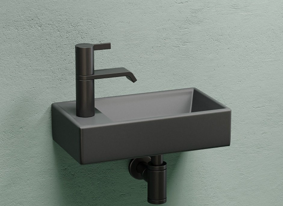 Раковина Ceramicanova CN6051RMDH подвесная прямоугольная 41, санфарфор купить,235100