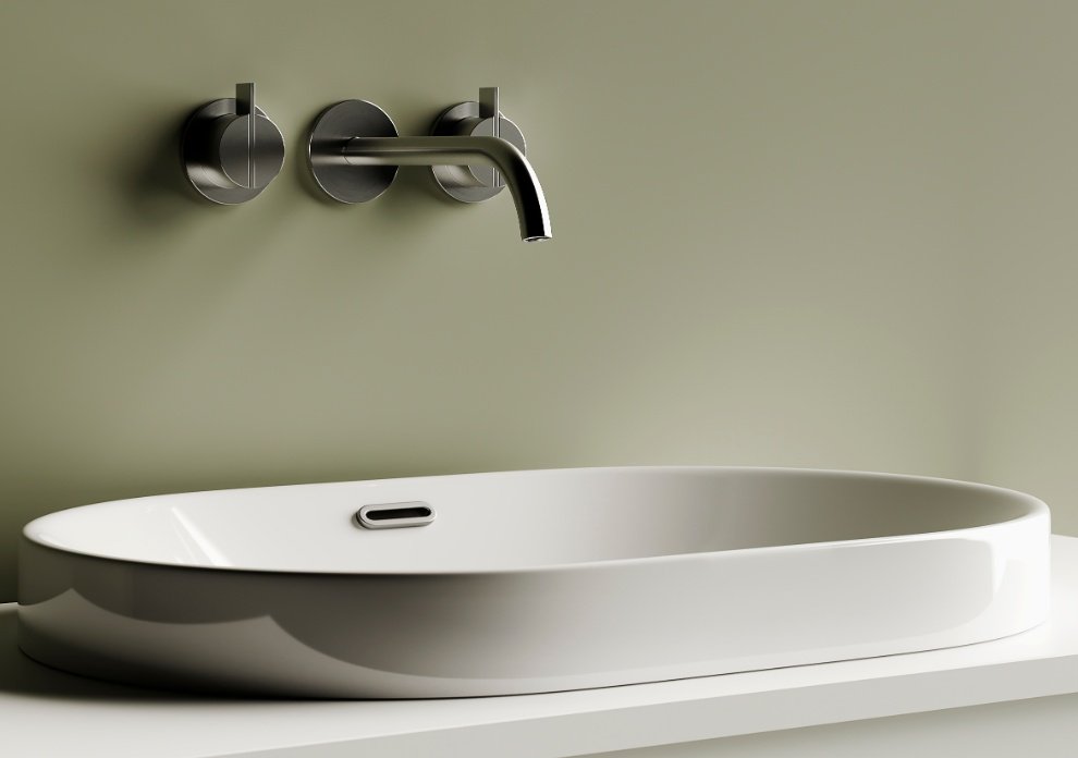 Раковина Ceramicanova CN5020 накладная овальная 61, санфарфор