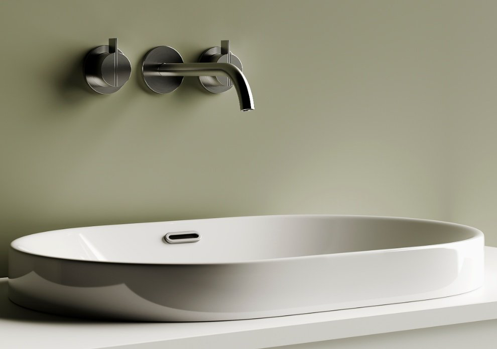 Раковина Ceramicanova CN5020 накладная овальная 61, санфарфор купить,124800