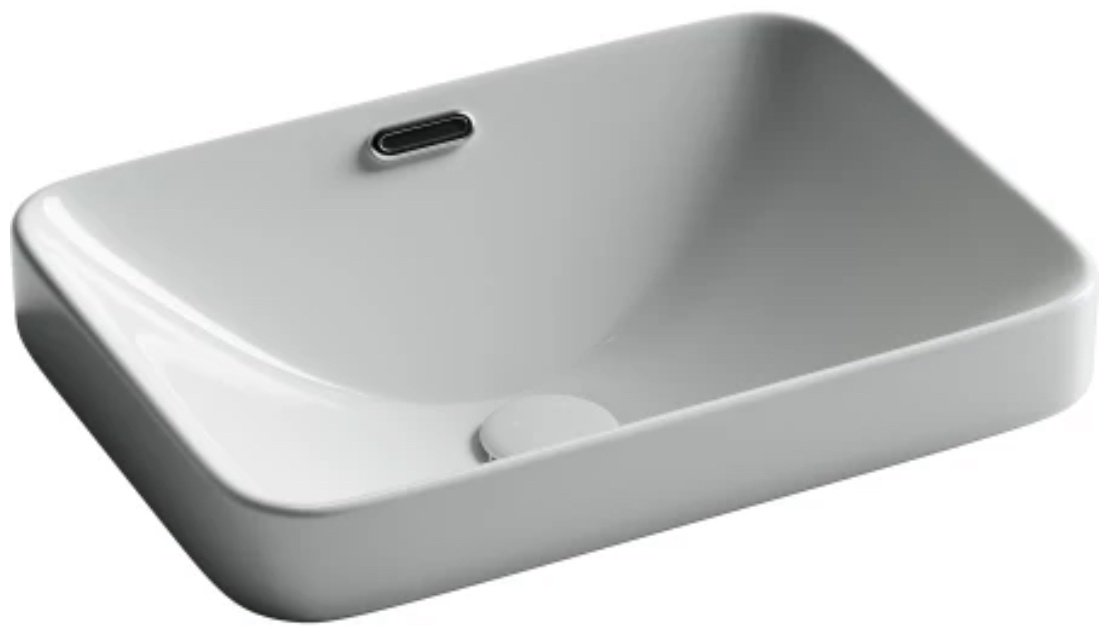Раковина Ceramicanova Element CN6078 врезная прямоугольная 46, санфарфор