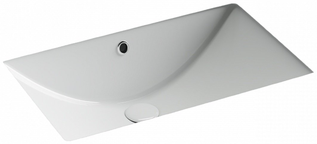 Раковина Ceramicanova CN6082 врезная прямоугольная 60, санфарфор