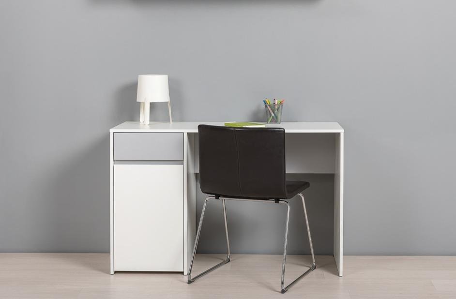 Стол письменный DOMA TORONTO, 120х53.1x75.3 см, белый, серый купить,NaN