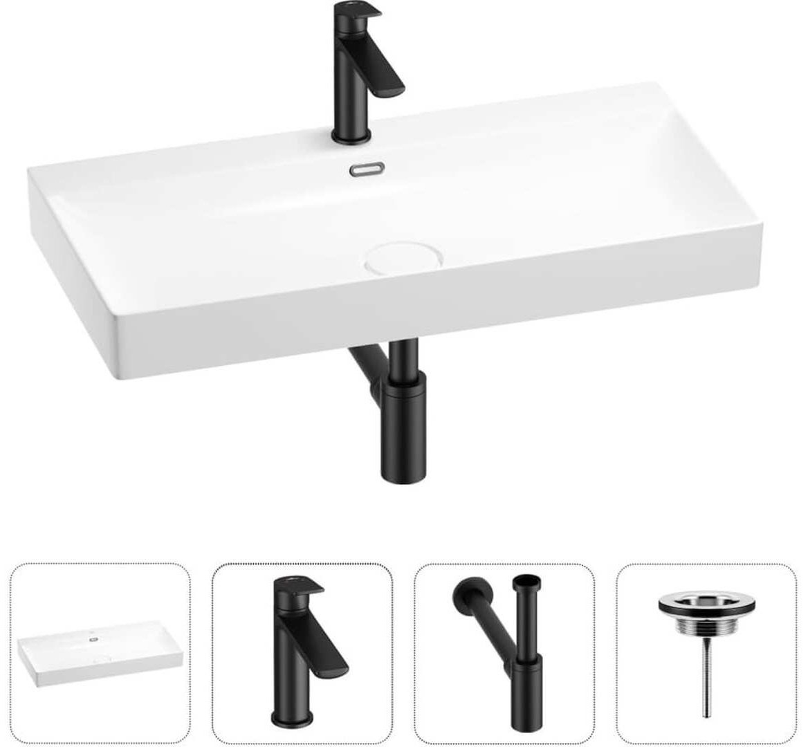 Раковина Wellsee 201003852, Bromance накладная прямоугольная 45, фаянс купить,NaN