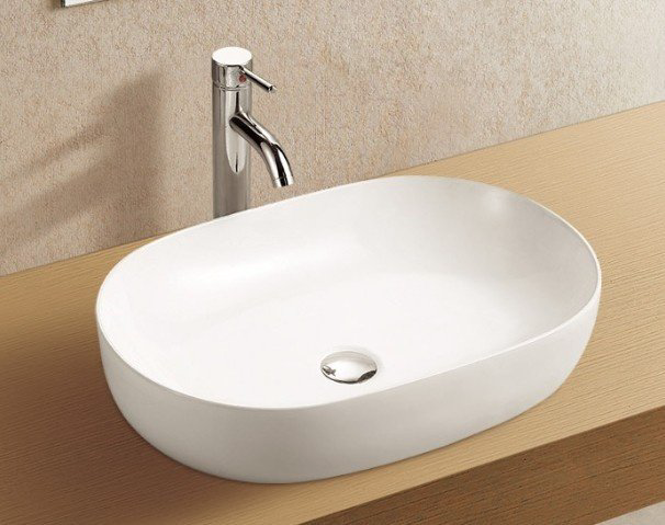 Раковина WeltWasser WW ELBACH 2192 накладная овальная 60 см, фаянс