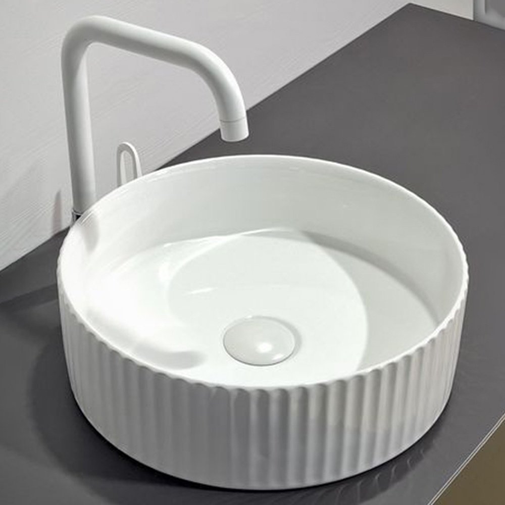 Раковина Calypso CS3283 накладная круглая 40, фарфор купить,NaN