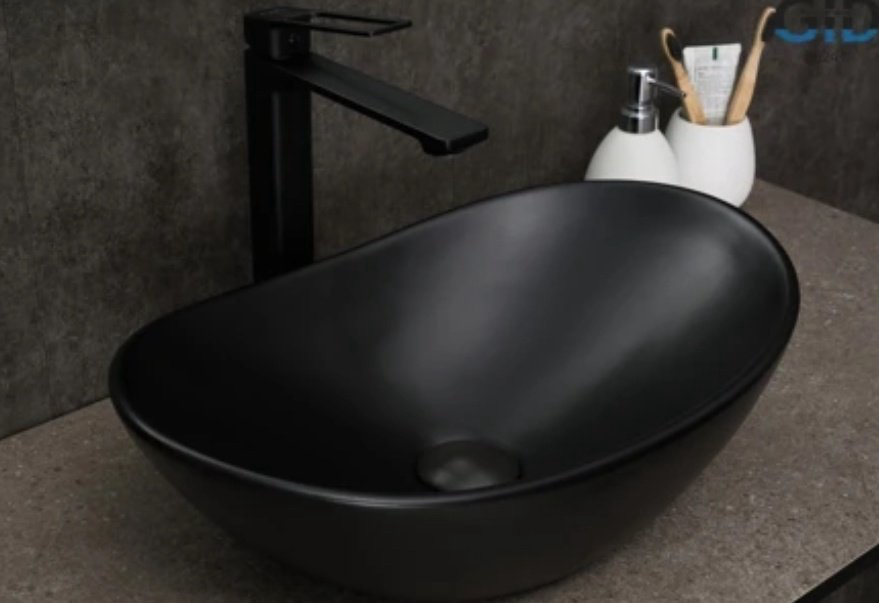 Раковина GID-ceramic Bm9133 накладная овальная 48, керамика купить,97200