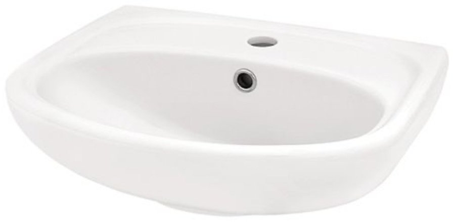 Раковина SANTEC 1WH110502 подвесная полукруглая 55 см, фаянс купить,NaN