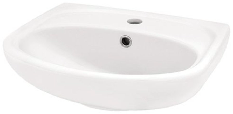 Раковина SANTEC 1WH110502 подвесная полукруглая 55 см, фаянс купить,NaN