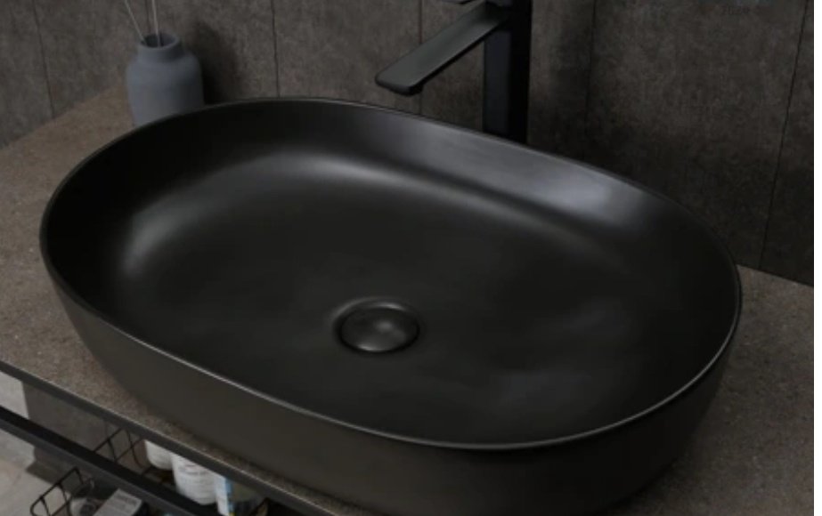 Раковина GID-ceramic Bm1348 накладная овальная 61, керамика