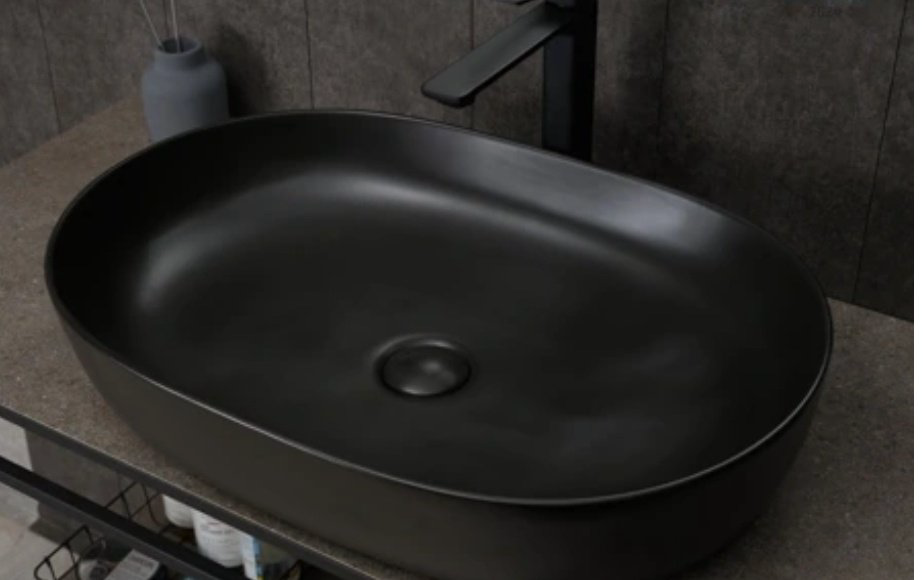 Раковина GID-ceramic Bm1348 накладная овальная 61, керамика купить,119800