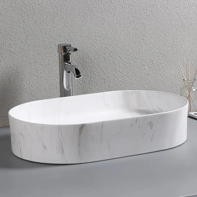 Раковина CeruttiSPA CR0055B MMW1 накладная овальная 50 см, фарфор