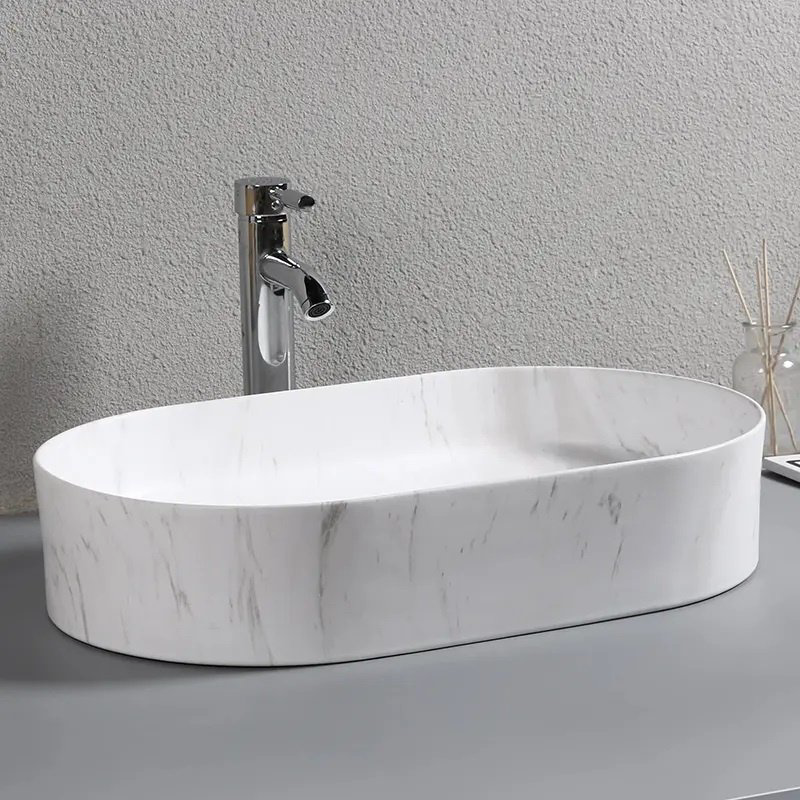 Раковина CeruttiSPA CR0055B MMW1 накладная овальная 50 см, фарфор купить,93200