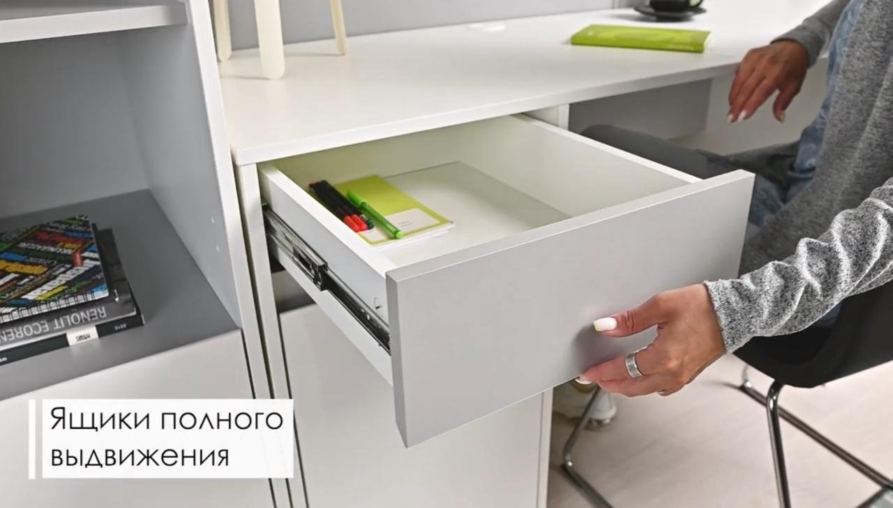 Стол письменный DOMA TOR-120, 120х53x75 см, белый, серый купить,NaN