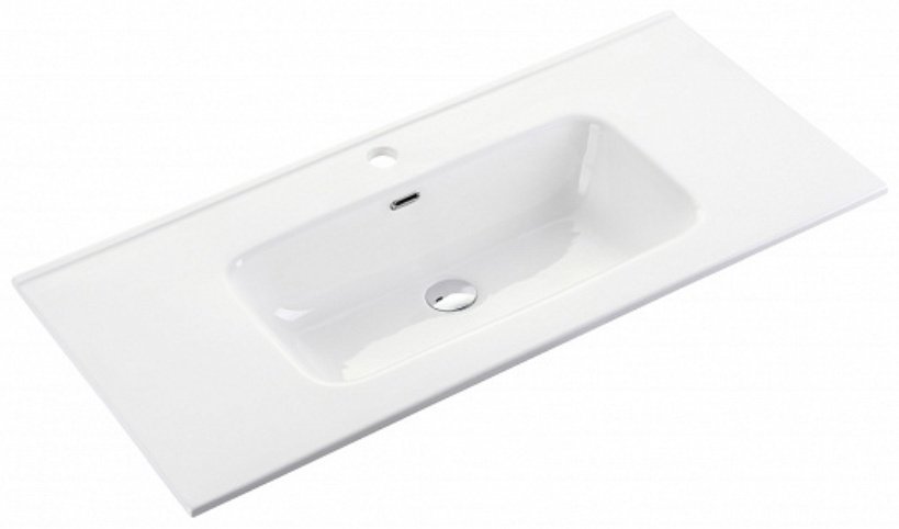 Раковина Ceramicanova Element CN7002 накладная прямоугольная 91, санфарфор