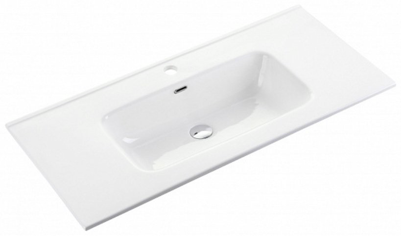 Раковина Ceramicanova Element CN7002 накладная прямоугольная 91, санфарфор