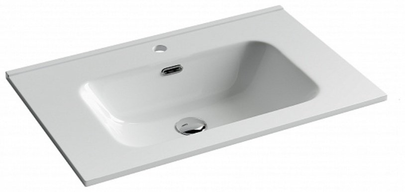 Раковина Ceramicanova CN7007 врезная прямоугольная 71, санфарфор