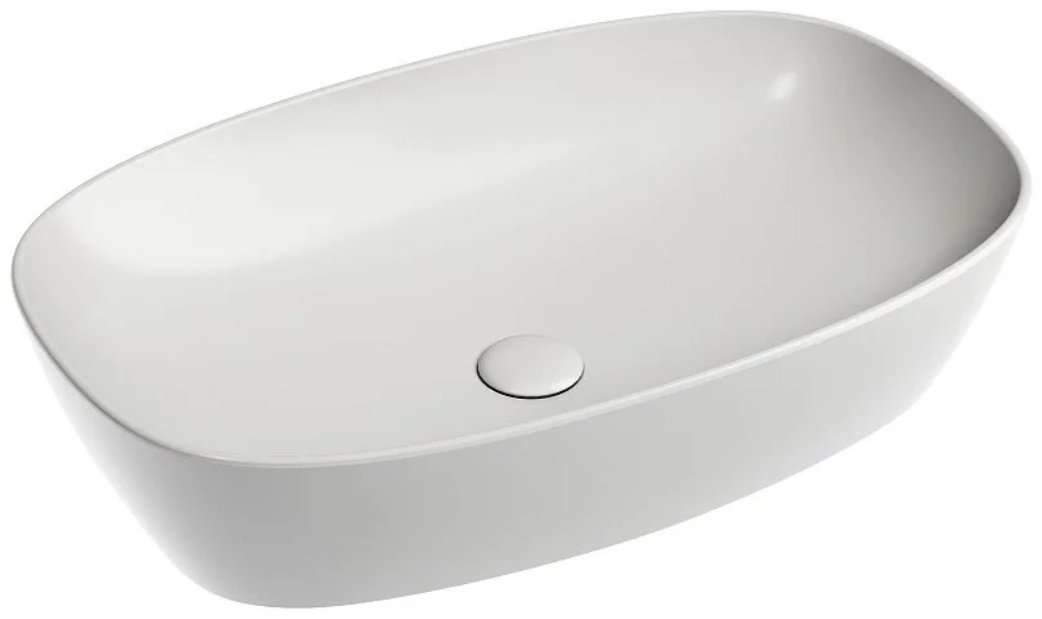 Раковина Ceramicanova Element CN6049MSG накладная прямоугольная 61, санфарфор