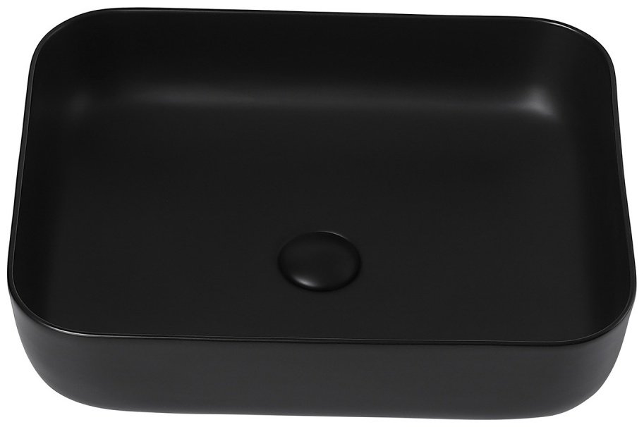 Раковина накладная 50 см Abber Rechteck AC2202MB