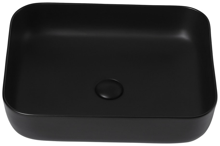 Раковина накладная 50 см Abber Rechteck AC2202MB