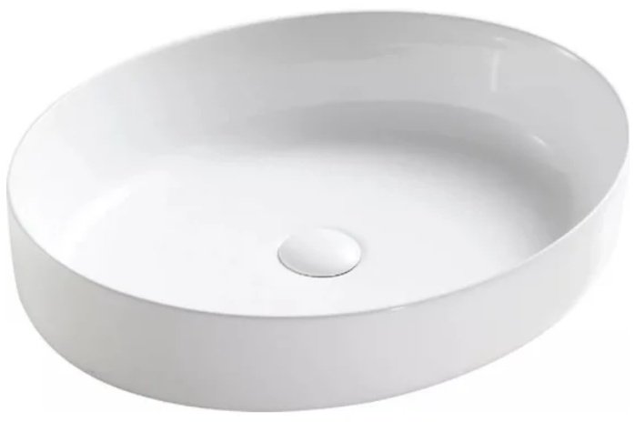 Раковина Ceramicanova CN5002 накладная овальная 50, санфарфор