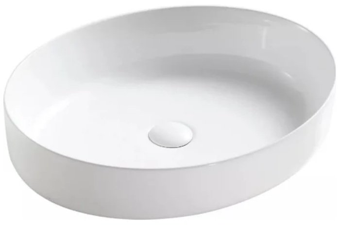 Раковина Ceramicanova CN5002 накладная овальная 50, санфарфор купить,171740