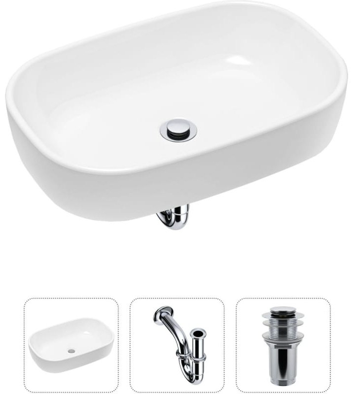 Раковина Lavinia Boho Bathroom Sink 21520001 накладная овальная 36, фарфор