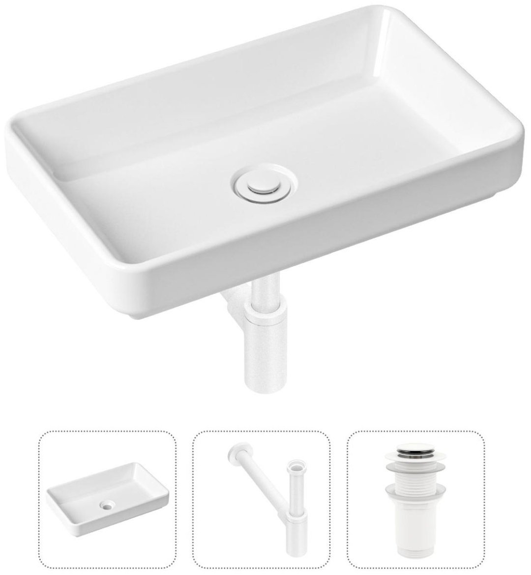 Раковина Lavinia Boho Bathroom Sink 21520121 накладная прямоугольная 34, санфарфор