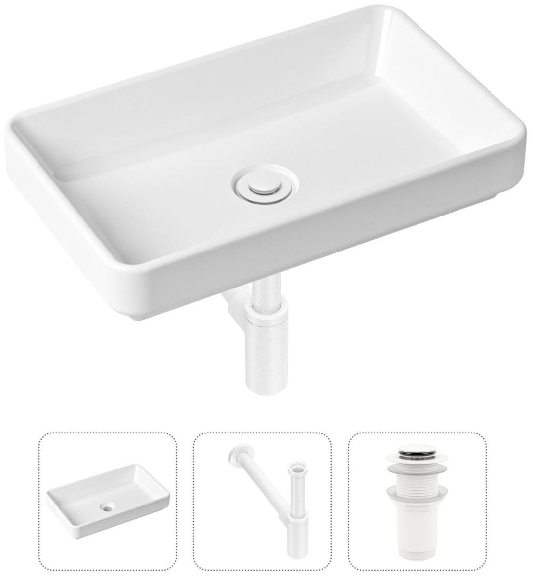 Раковина Lavinia Boho Bathroom Sink 21520121 накладная прямоугольная 34, санфарфор купить,NaN