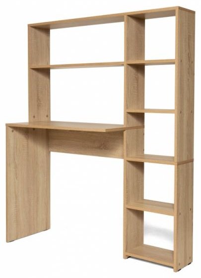 Стол компьютерный с надстройкой DOMA ST04, 113х40x142 см, коричневый купить,NaN