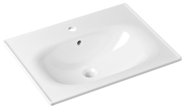 Раковина Lavinia Boho 21520445 врезная прямоугольная 46, фарфор