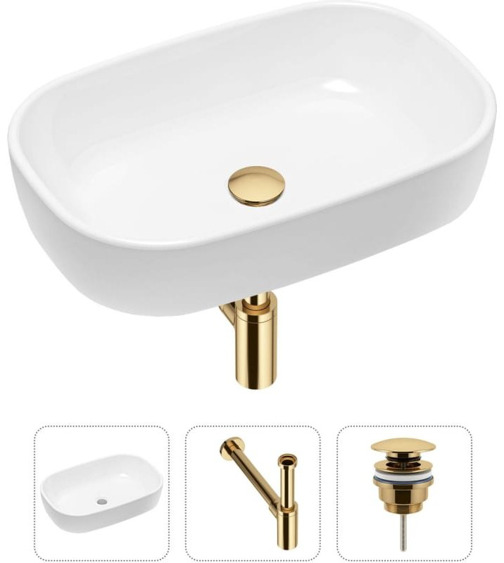 Раковина Lavinia Boho Bathroom Sink 21520010 накладная овальная 36, фарфор