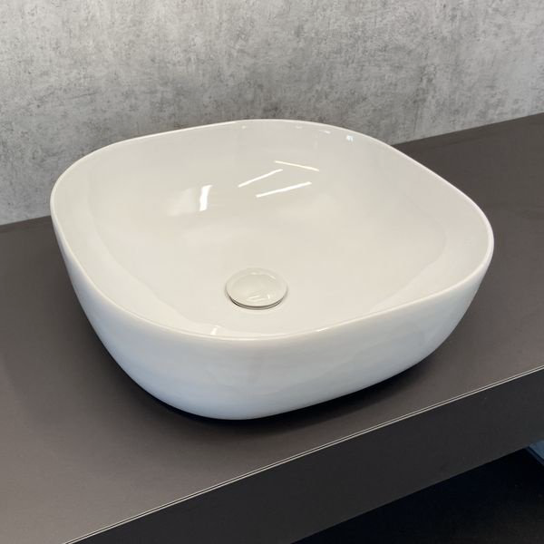 Раковина Comforty 78106 накладная квадратная 42.5, санфарфор купить,56615