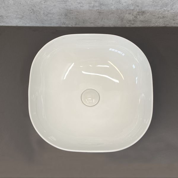 Раковина Comforty 78106 накладная квадратная 42.5, санфарфор купить,56615