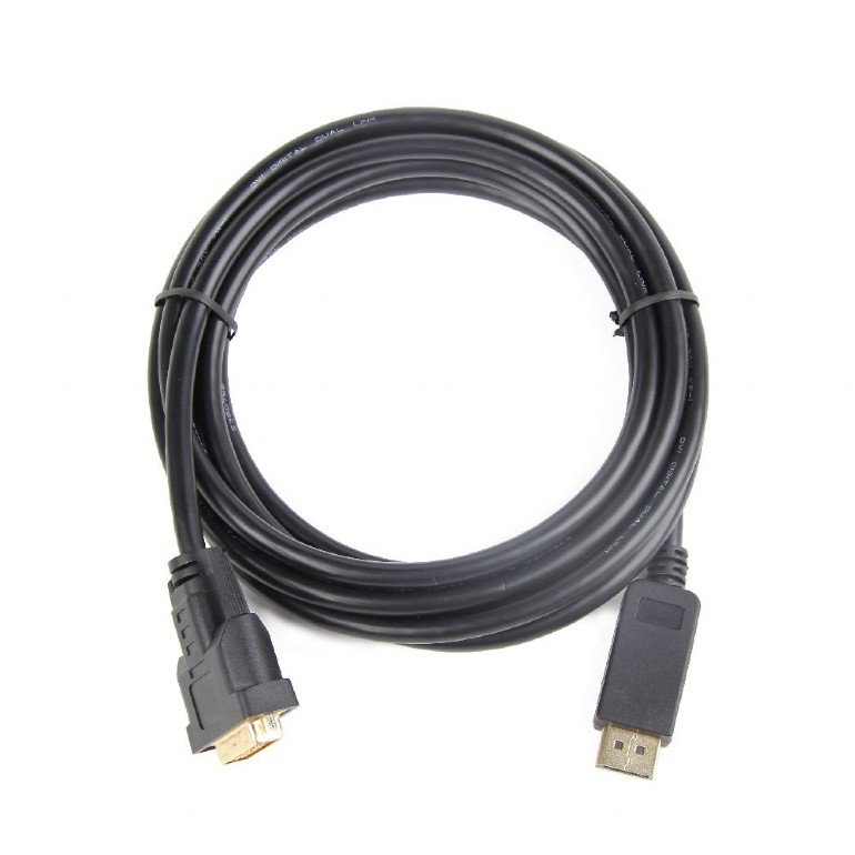 Кабель Cablexpert CC-DPM-DVIM-1M 1м черный купить,0